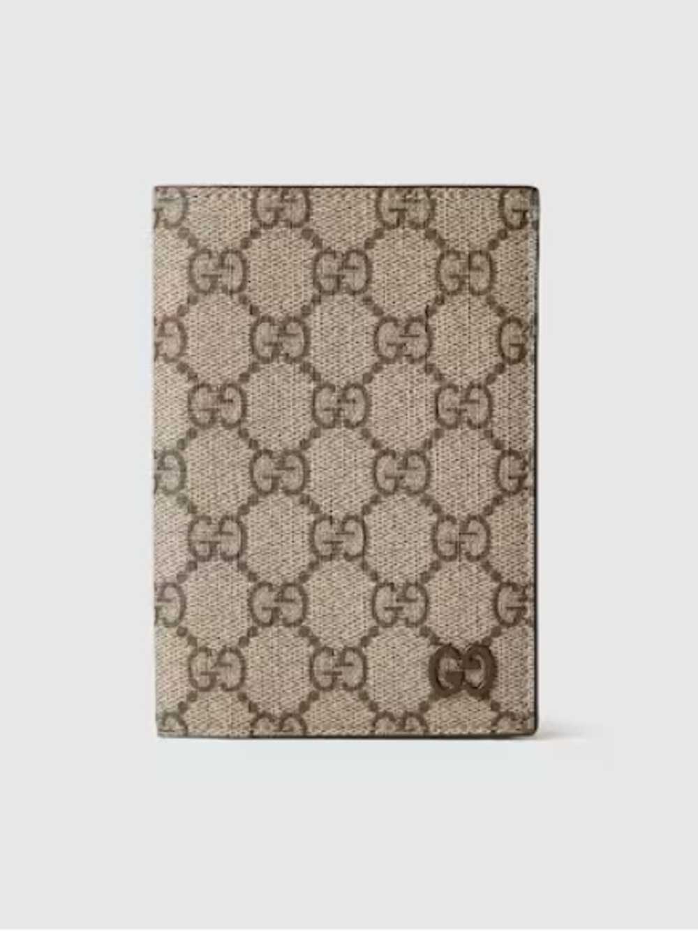 Gucci Beige GG Monogram Passport Sleeve